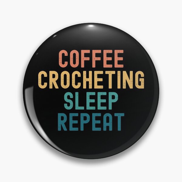 Item preview, Coffee Crocheting Sleep Repeat - Funny Crocheting & Coffee Gift designed and sold by kindxinn.
