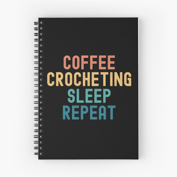 Item preview, Coffee Crocheting Sleep Repeat - Funny Crocheting & Coffee Gift designed and sold by kindxinn.