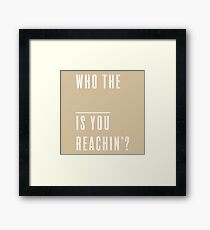 Reaching Framed Print