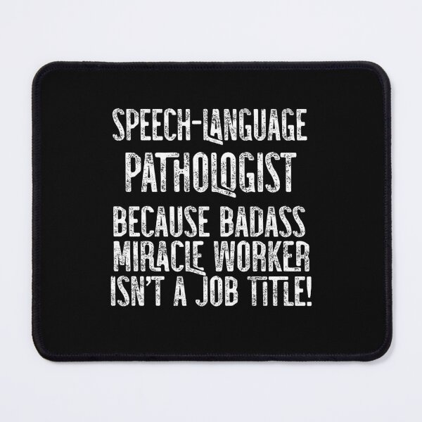 Item preview, SLP  Because Badass Miracle Worker Isn't A Job Title! designed and sold by TeesYouWant.
