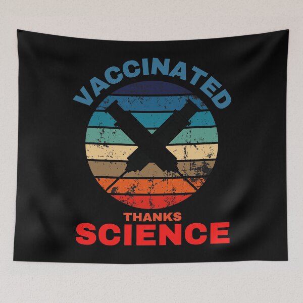Item preview, Vaccinated Thanks Science designed and sold by CarolynLee45.