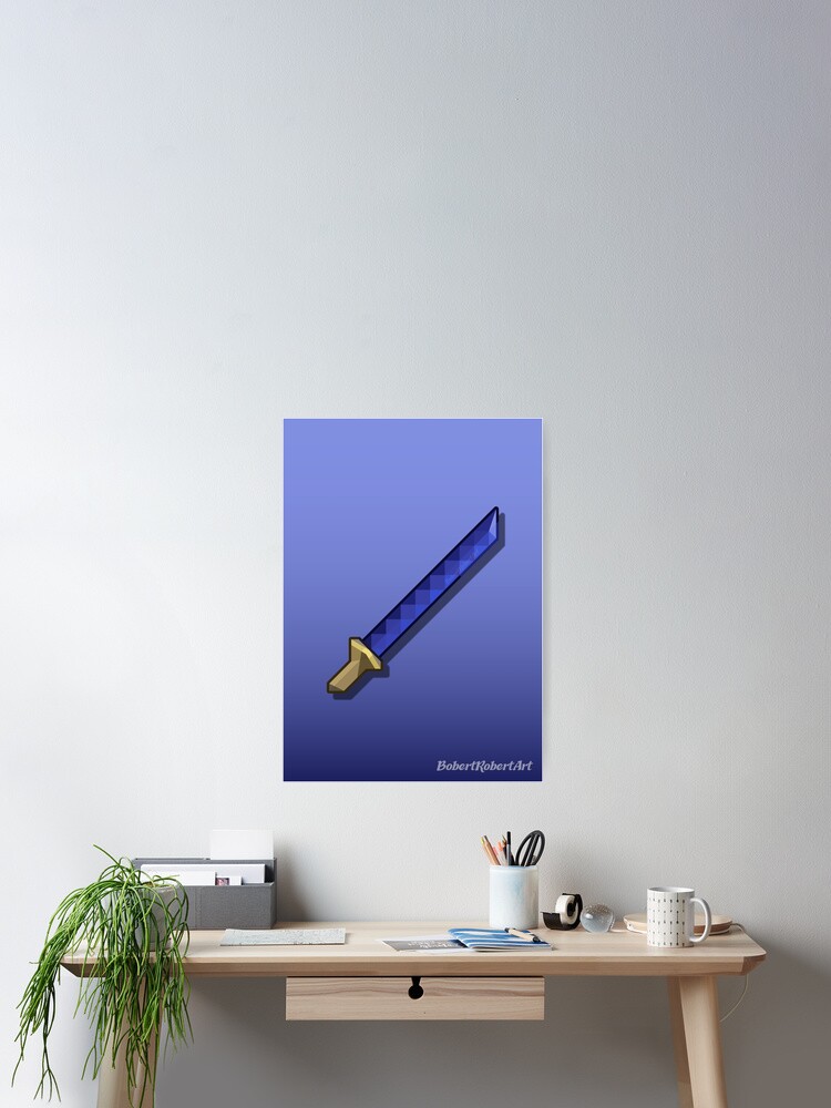 Terraria Muramasa Sword Design Poster for Sale by BobertRobertArt