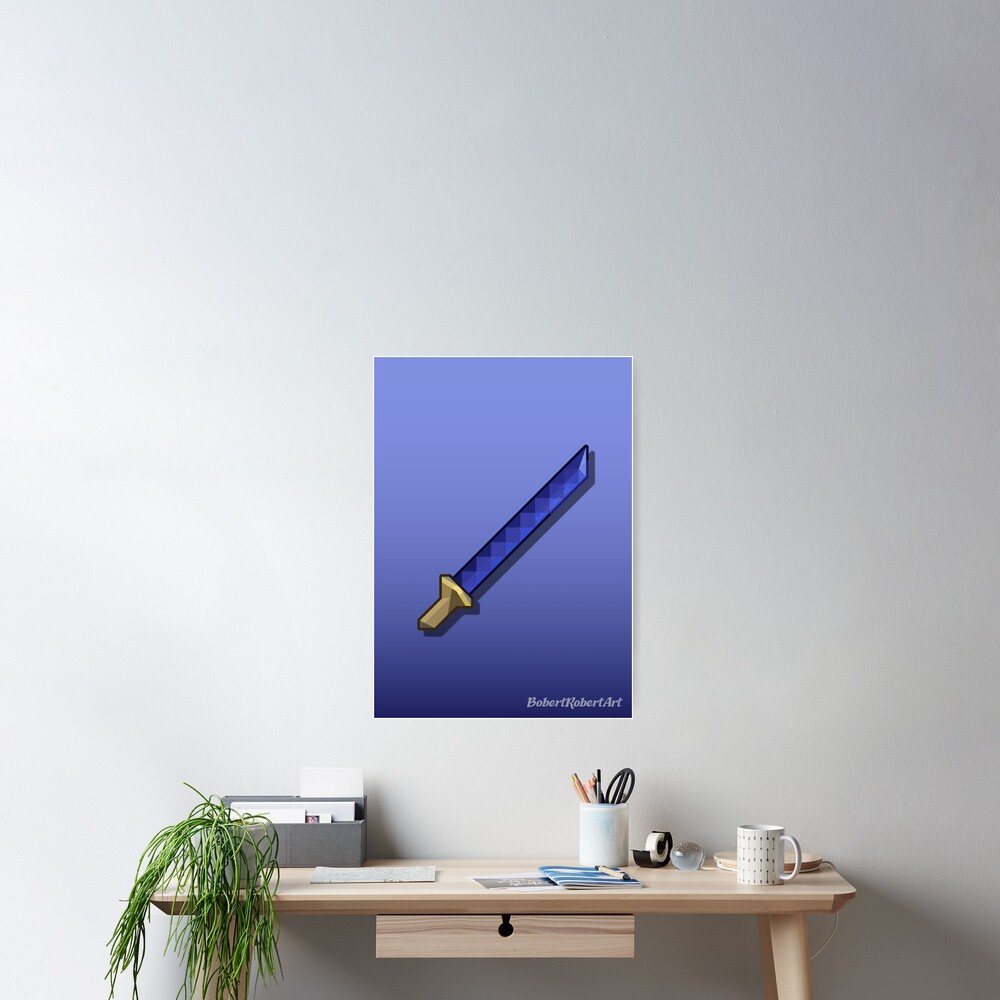 Terraria Muramasa Sword Design Sticker for Sale by BobertRobertArt