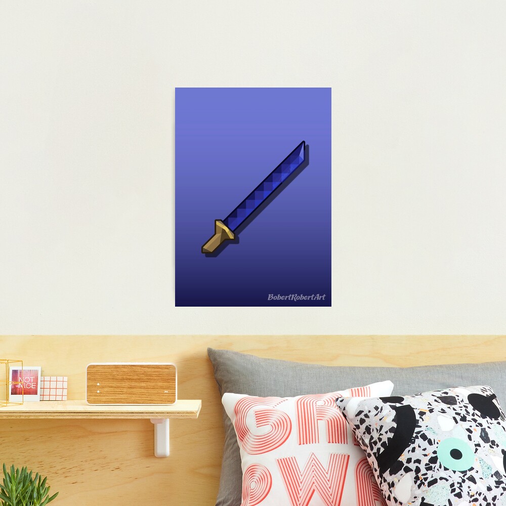 Terraria Muramasa Sword Design Poster for Sale by BobertRobertArt