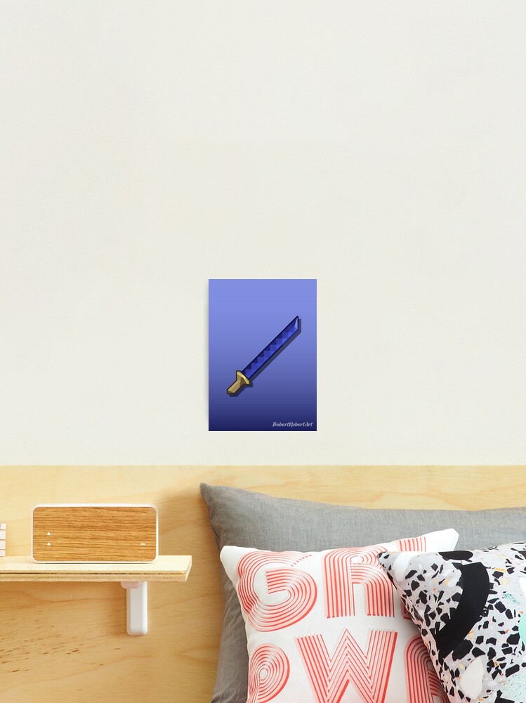 Terraria Muramasa Sword Design Poster for Sale by BobertRobertArt