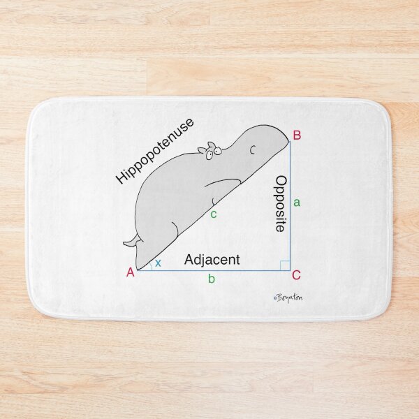 Item preview, Cute HIPPOPOTENUSE Funny aninal designed and sold by BeatyDoll.