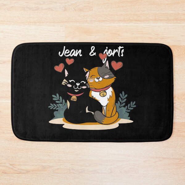 Item preview, Jean and Jorts lover cat designed and sold by RIDA LOUCHACHHA.
