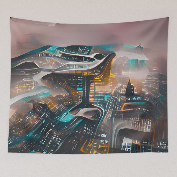 Item preview, Impression of a Futuristic City designed and sold by Arkneer.