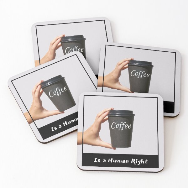 Item preview, Coffee is a human right  designed and sold by trendingatees.