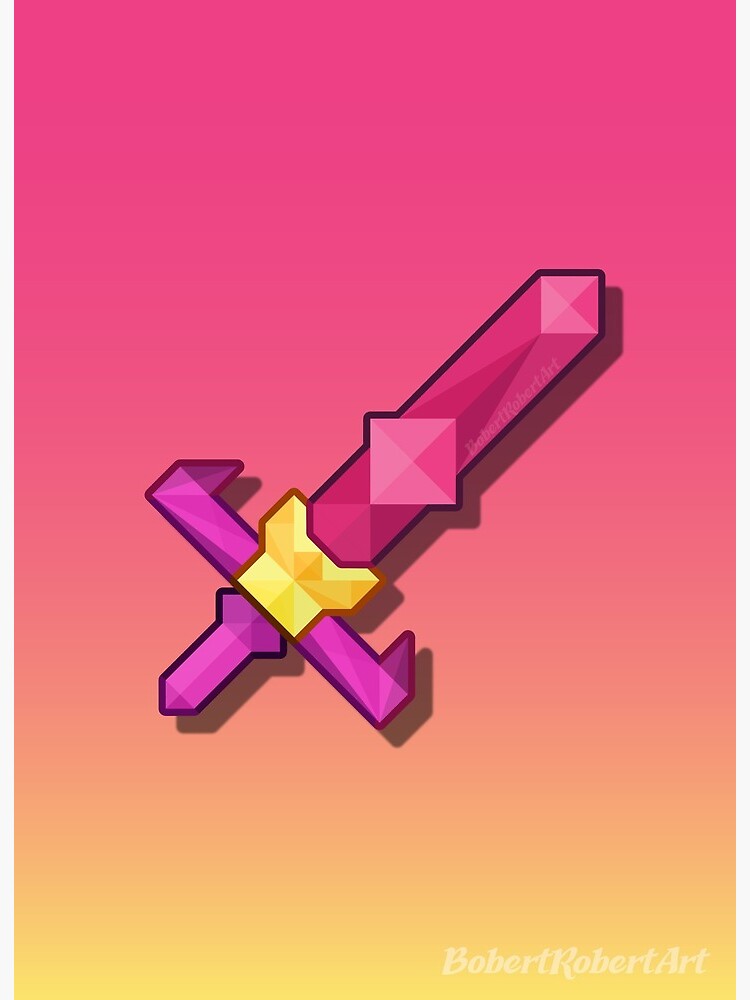 Terraria Muramasa Sword Design Art Board Print for Sale by