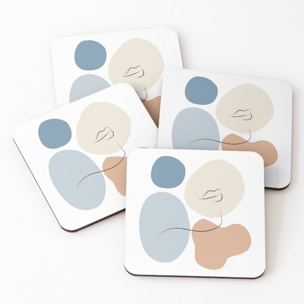 Item preview, Her - Abstract shapes with soft colours  designed and sold by MDRNHOME.