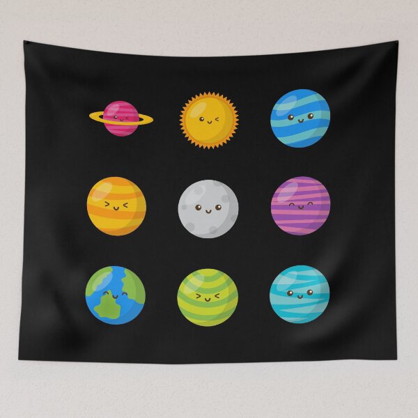 Item preview, Kawaii Planets Sticker Pack designed and sold by PinkPerfect.