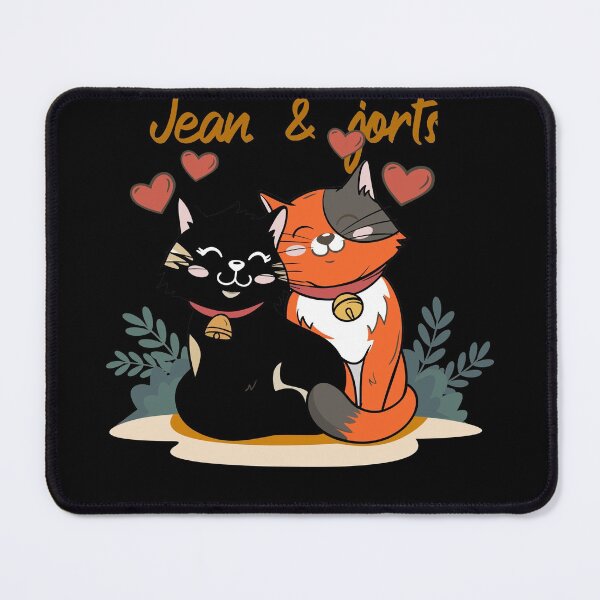 Item preview, Jean and Jorts orange and black  designed and sold by RIDA LOUCHACHHA.