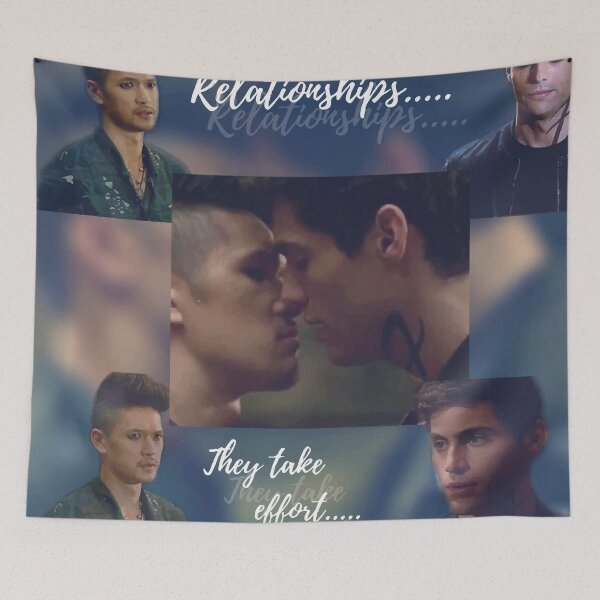 Item preview, Malec: Relationship, they take effort. designed and sold by BeCreativeArts.