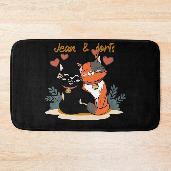 Item preview, Jean and Jorts orange and black  designed and sold by RIDA LOUCHACHHA.