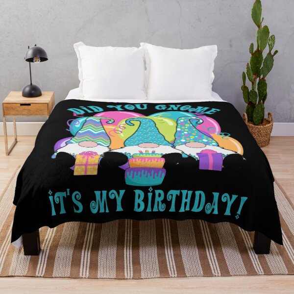 Item preview, Birthday Gnomes 3 Nordic Gnomes Did You Gnome it's my Birthday? designed and sold by funnytshirtemp.