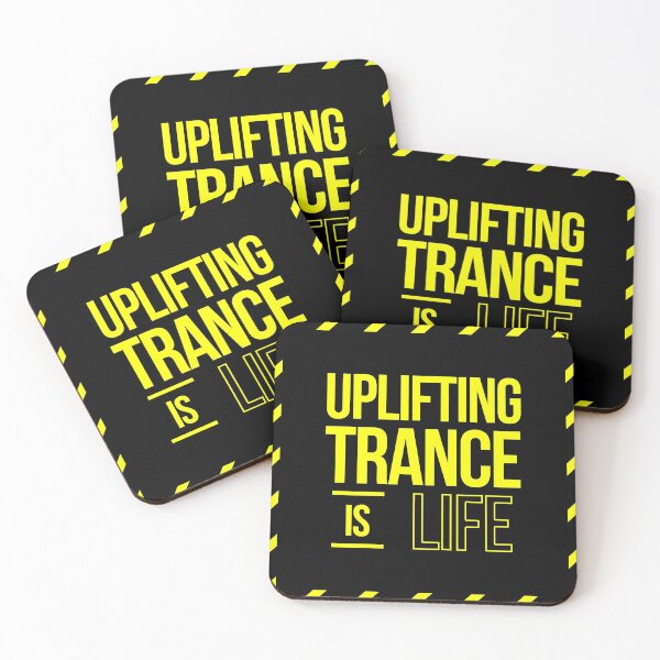 Item preview, Uplifting Trance is Life ( Neon / Black) designed and sold by Africanism.