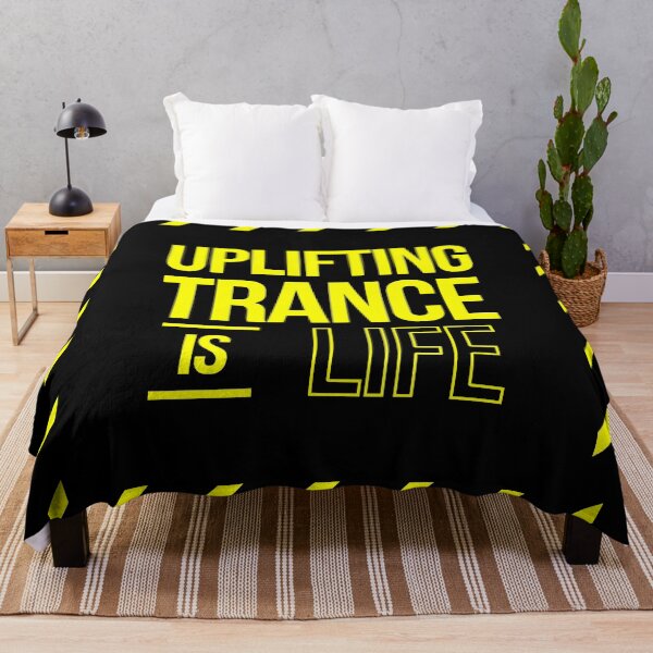 Item preview, Uplifting Trance is Life ( Neon / Black) designed and sold by Africanism.