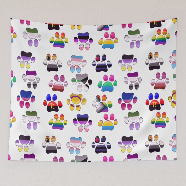 Item preview, Paw pride flags designed and sold by mangajag.