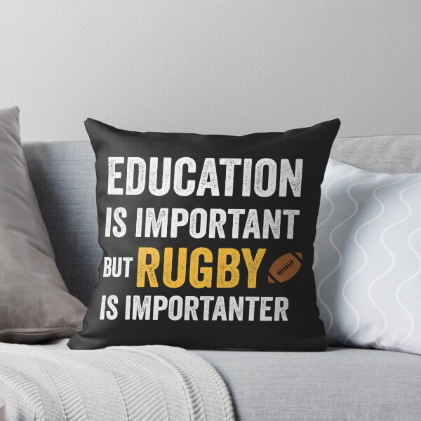 Item preview, education is important but rugby is importanter designed and sold by Mqyou.