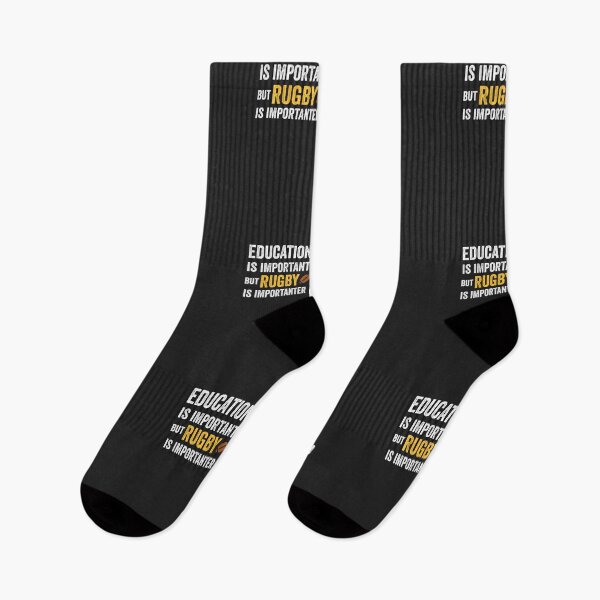 Item preview, education is important but rugby is importanter designed and sold by Mqyou.