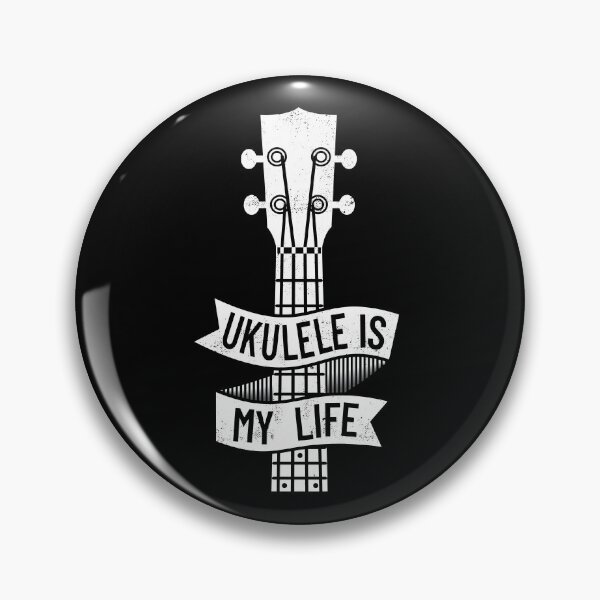 Item preview, Ukulele is My Life Ukulele Headstock Dark Theme designed and sold by nightsworthy.