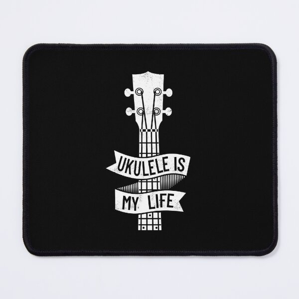 Item preview, Ukulele is My Life Ukulele Headstock Dark Theme designed and sold by nightsworthy.