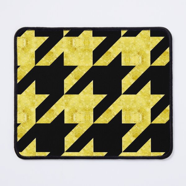 Item preview, Hound tooth Pattern Black Gold designed and sold by Joricherry.