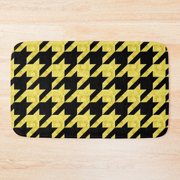 Item preview, Hound tooth Pattern Black Gold designed and sold by Joricherry.
