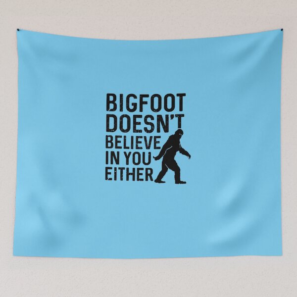 Artikelvorschau, Bigfoot glaubt auch nicht an dich Sticker entworfen und verkauft von LennartRadtke.