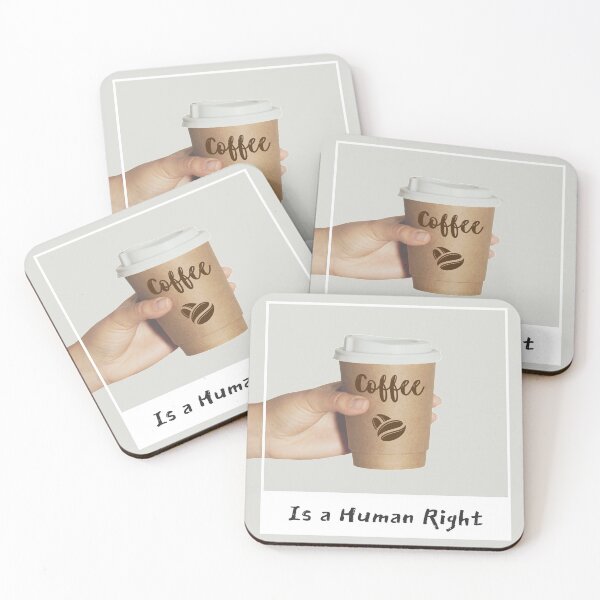 Item preview, Coffee is a human right  designed and sold by trendingatees.