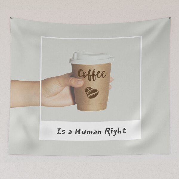 Item preview, Coffee is a human right  designed and sold by trendingatees.