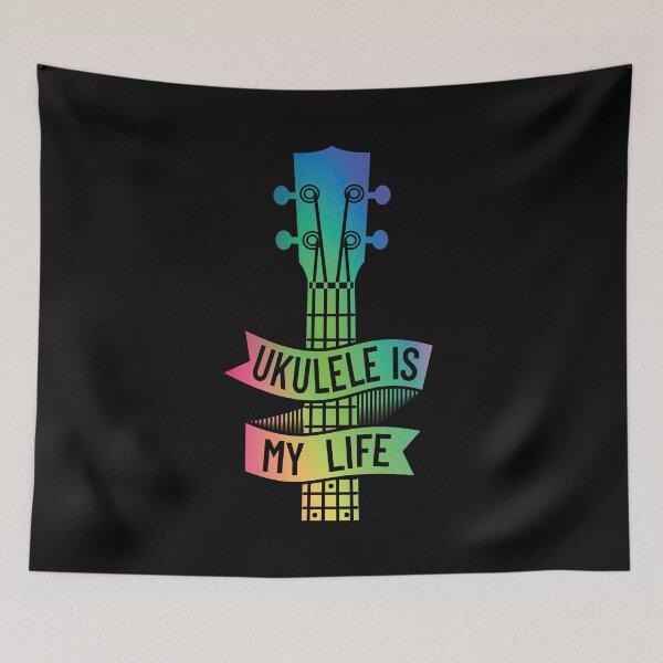 Item preview, Ukulele is My Life Ukulele Headstock Colorful Theme designed and sold by nightsworthy.