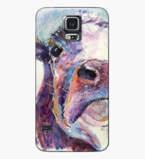 Lila Kuh Hülle & Klebefolie für Samsung Galaxy