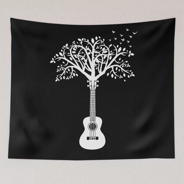 Item preview, Ukulele Tree Dark Theme designed and sold by nightsworthy.