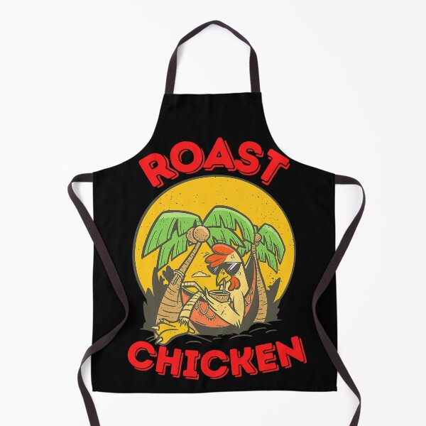 Item preview, BBQ Apron - Roast Chicken Design designed and sold by VikeLite81.