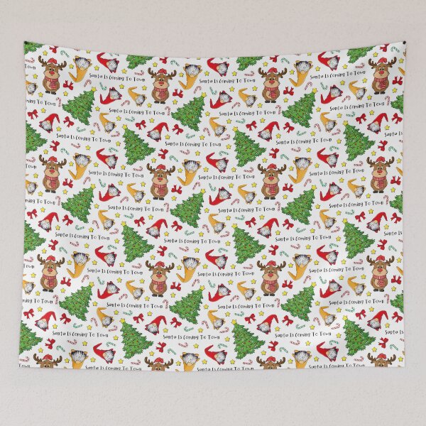 Item preview, Christmas Tree, Reindeer, Christmas Elf, Ribbon, Stars, Candy Cane designed and sold by Typography & Streetwear.