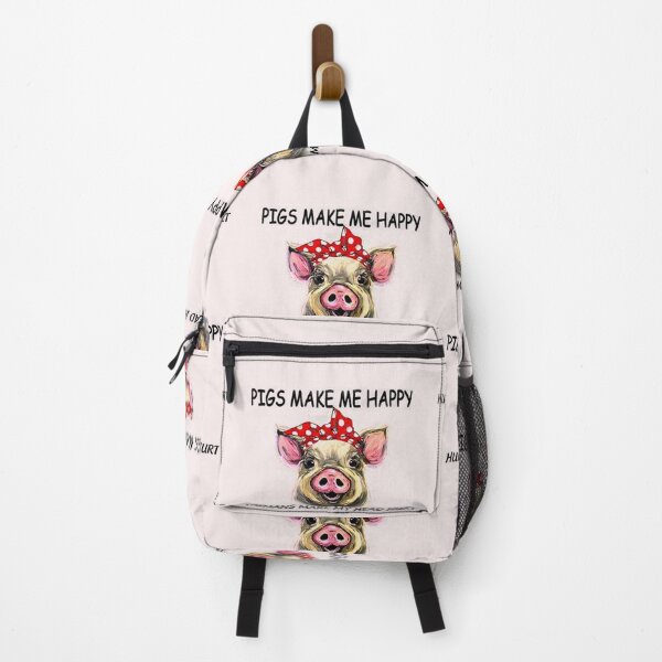 Item preview, Pigs Make Me Happy designed and sold by BeanxMax.