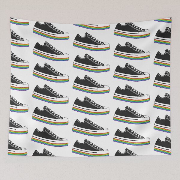 Item preview, Black Rainbow Platform shoe designed and sold by MadeByBeata.