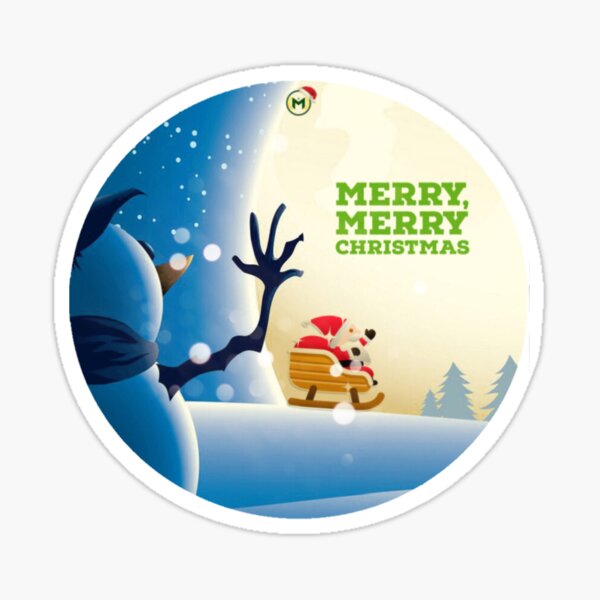 Merry Merry Christmas T-shirts, Hoodies, Mugs, Stickers and More Sticker