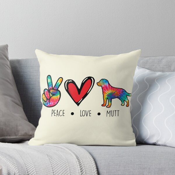 Item preview, Mutt Dog Tie  Dye Peace Love Dog Mom  designed and sold by rafaeltto.