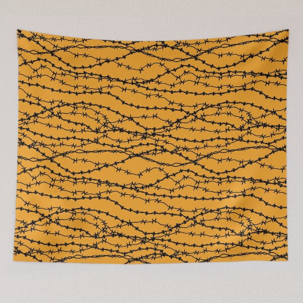 Item preview, Barb Wire Mess - Orange designed and sold by abusygirl.