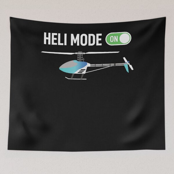 Item preview, Helicopter Pilot - Heli Funny RC Helicopter Flight Mode ON T-Shirt Copy designed and sold by Hollllen.