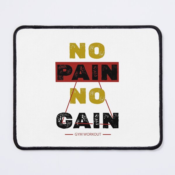 Item preview, No Pain No Gain-Gym Workout designed and sold by MangaSports.