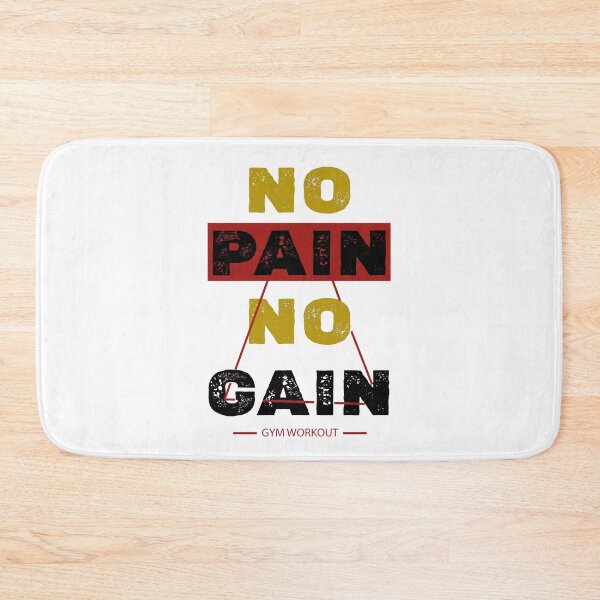 Item preview, No Pain No Gain-Gym Workout designed and sold by MangaSports.