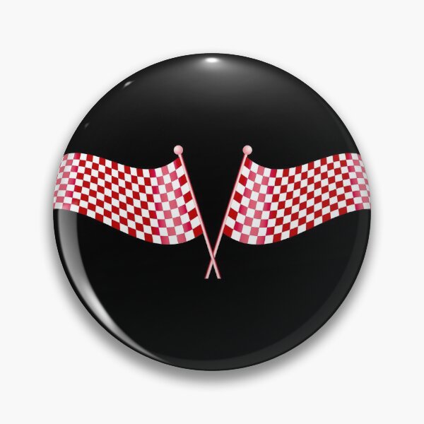 Item preview, red checkered racing cool - white red flag designed and sold by Long Exposure.
