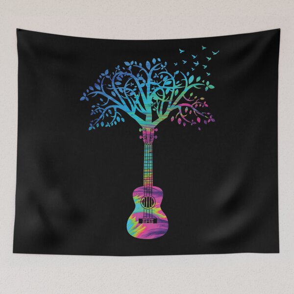 Item preview, Ukulele Tree Colorful Texture designed and sold by nightsworthy.