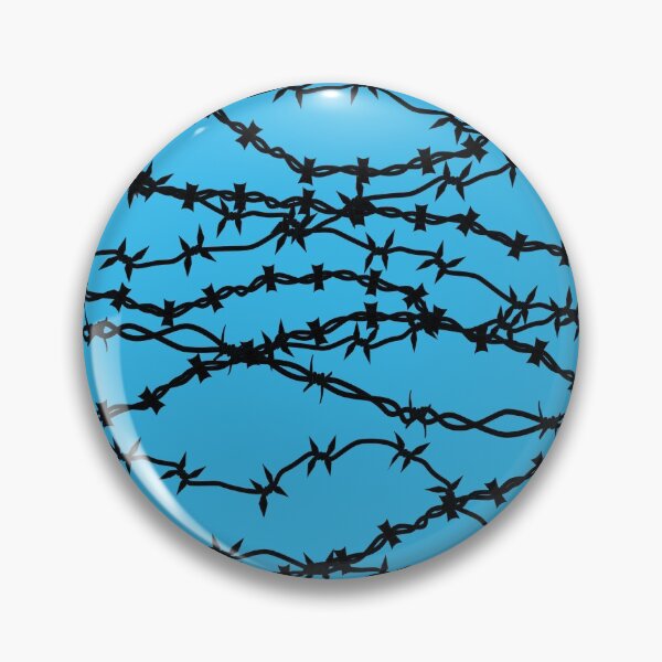 Item preview, Barb Wire Mess - Blue designed and sold by abusygirl.