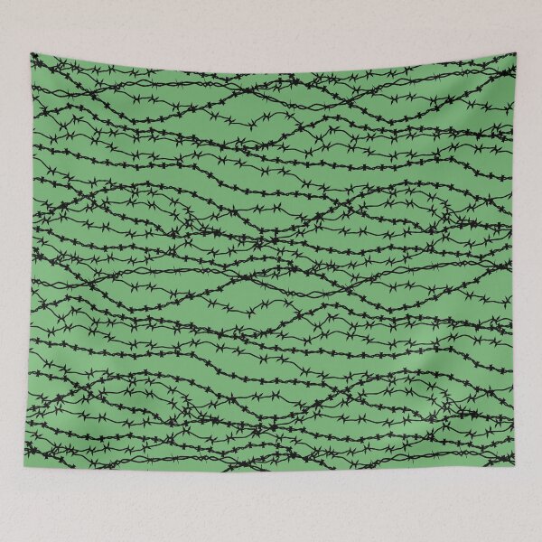 Item preview, Barb Wire Mess - Green designed and sold by abusygirl.