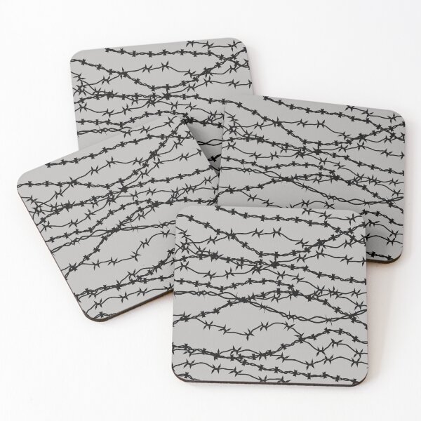 Item preview, Barb Wire Mess - Grey designed and sold by abusygirl.